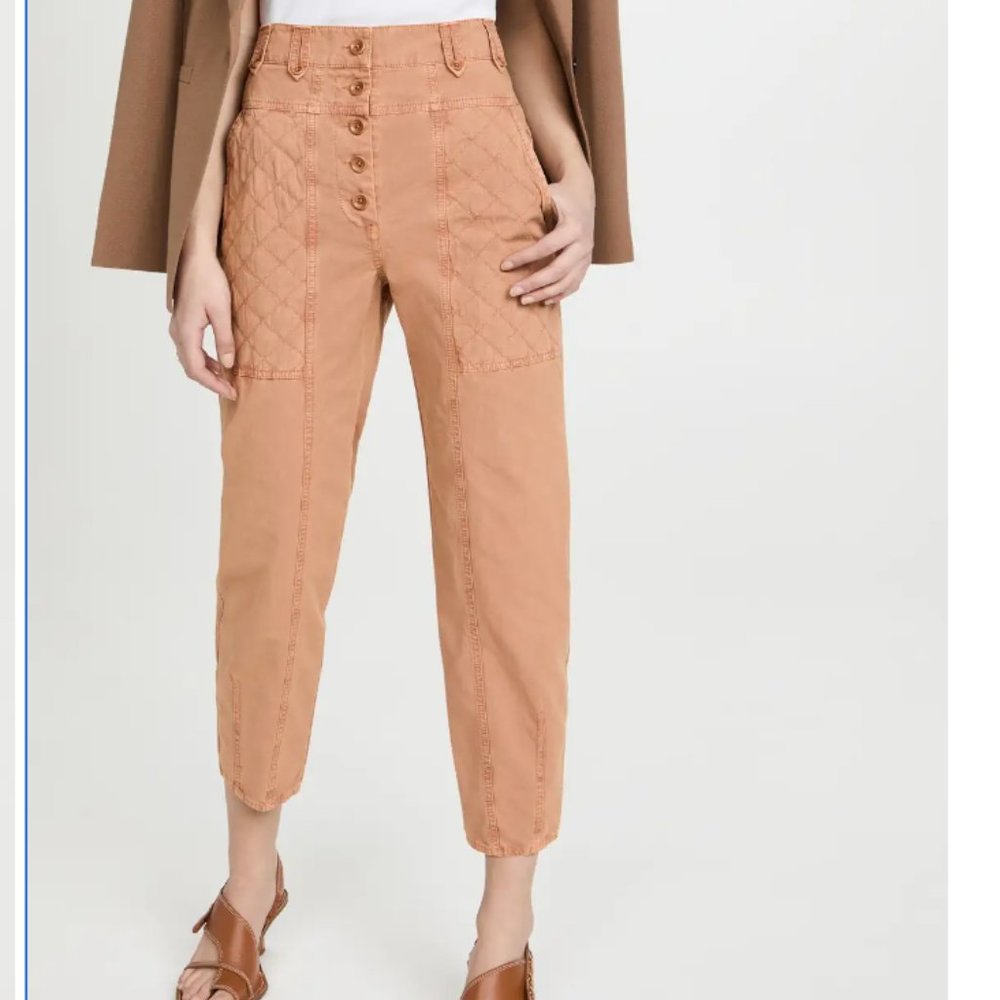 Ulla Johnson Cambrie Pant | Terracotta | Sz 2 | NWT | PS220414
